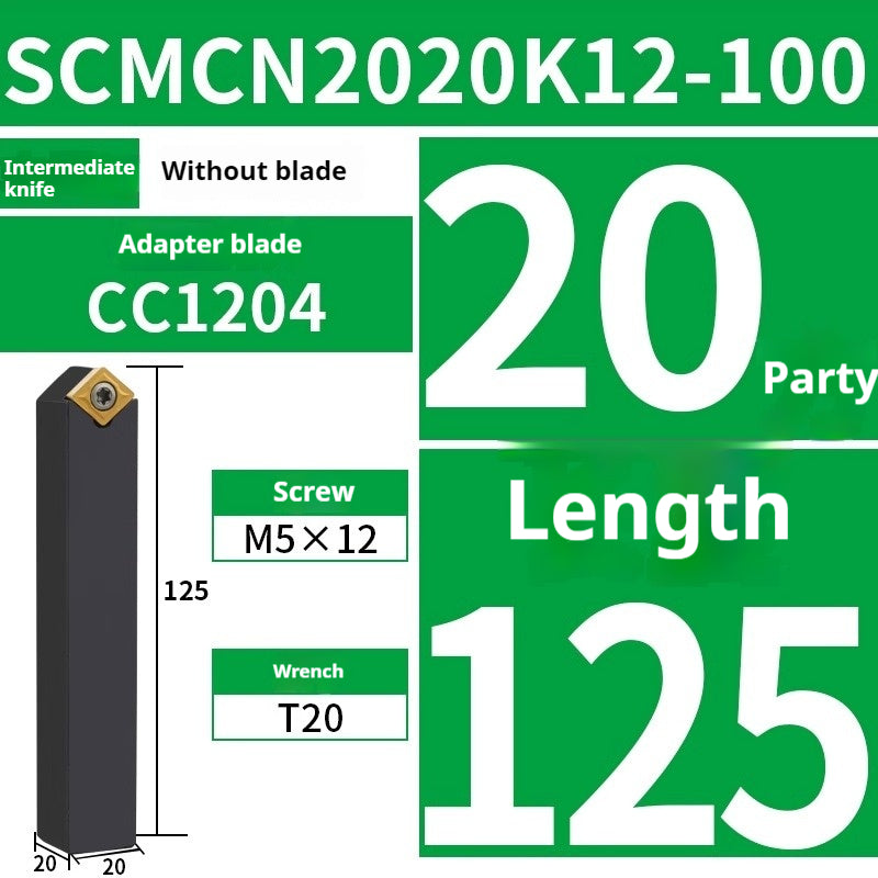 2021-CNC lathe tool holder SCMCN1010H06/1616H09/2020K12-100 external turning tool chamfer 40° Shandong Denso Pricision Tools Co.,Ltd.